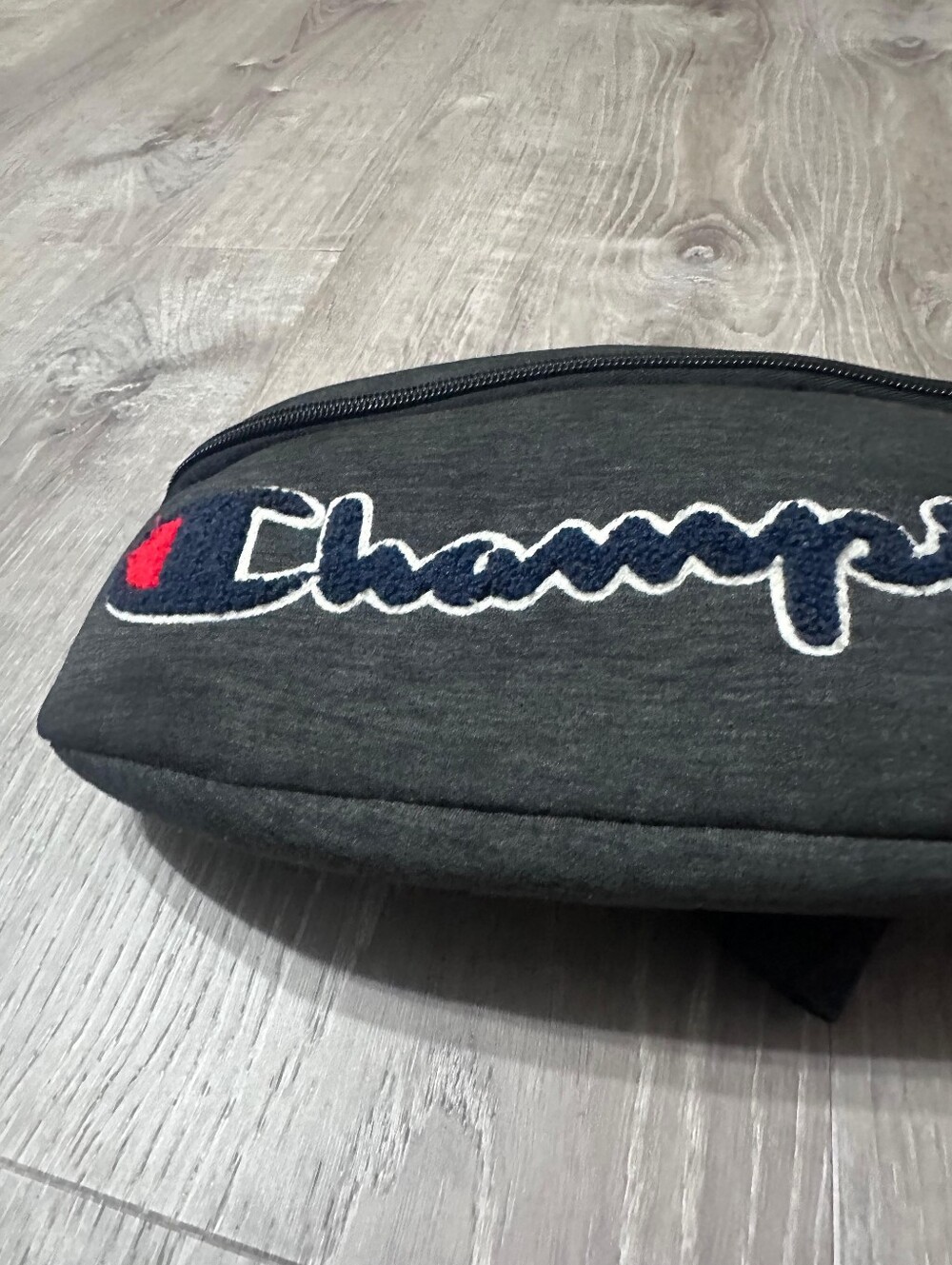 Champion Black Waist Bag with Red Logo Accent - Picture 2 of 4